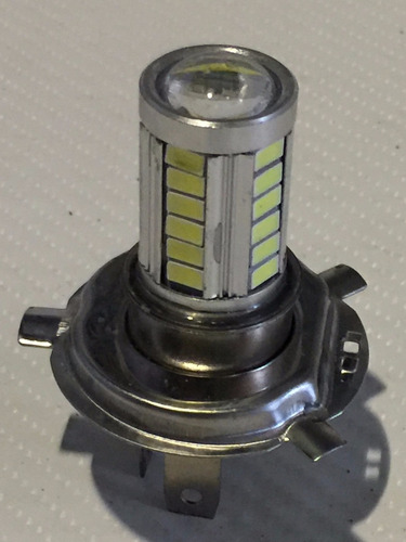 Lampara H4  Leds/12v Corta& Larga Auto Moto Lupa C/1 L20