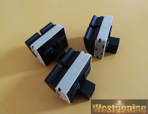 Imagen 2 de 5 de Tecla Doble Alza Cristales Vw Fox Suran Gol Trend Trasera