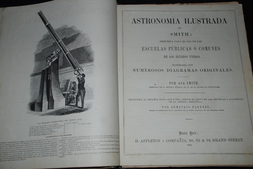 Antigua Astronomia Ilustrada De Smith 1870 Cosmografia