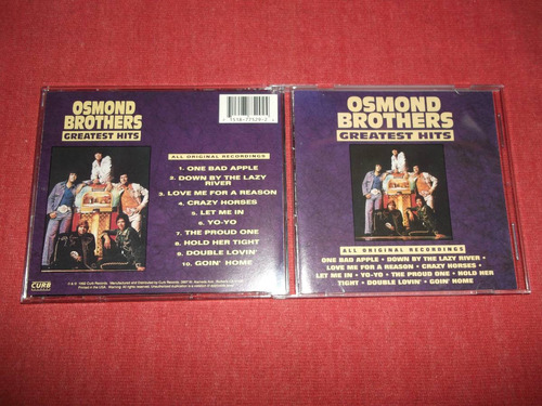 Osmond Brothers - Greatest Hits Cd Usa Ed 1992 Mdisk