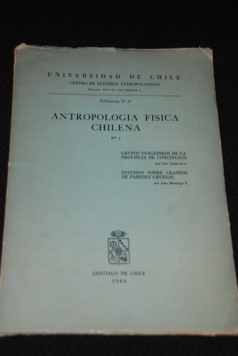 Antropologia Fisica Chilena Craneos Aborigenes Concepcion