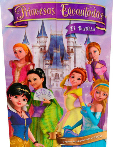 Libro Infantil Princesas Encantadas El Castillo +  Dvd