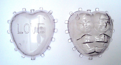 1 Molde Para Formar Frutas En Forma De Corazon Mediano