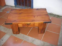 Comprar Mesa Ratona Madera Maciza Rustica Artesanal.c\u002Fhierro