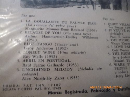 Vinilo Lp De Baxters Best Lo Mejor De Baxter (u839