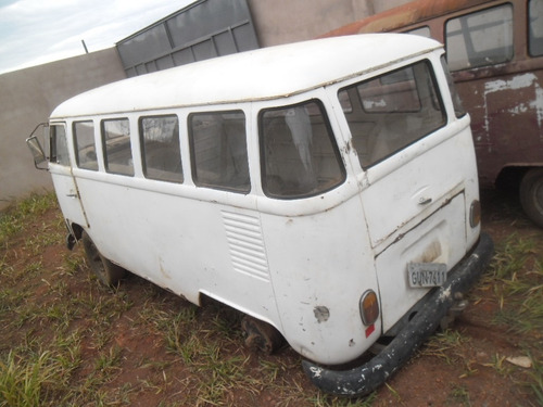 Kombi Vw Van Corujinha 1975 Funcionando P/ Restaurar Barato