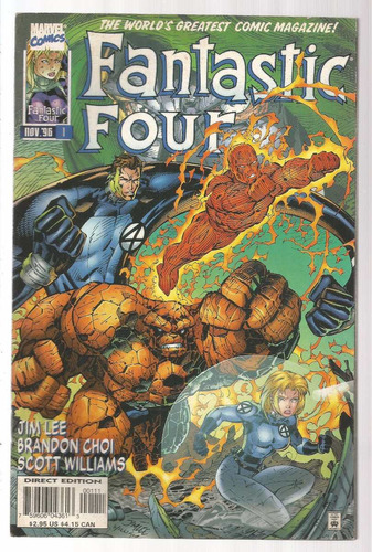 Fantastic Four 01 Em Ingles - Marvel - Bonellihq Cx247 N20 