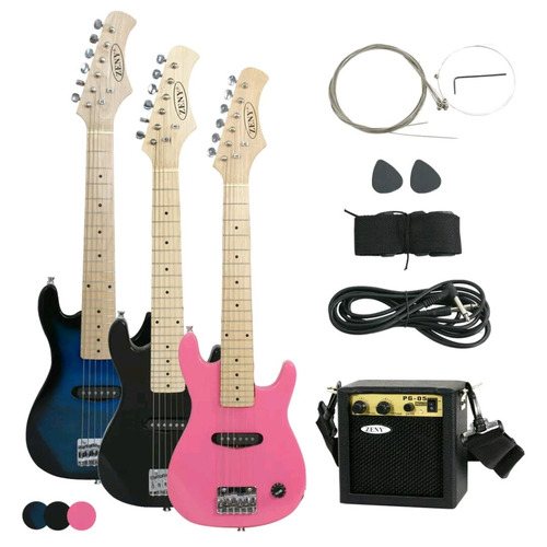 Guitarra Electrica Para Ninos Con Amplificador Y Accesosrios