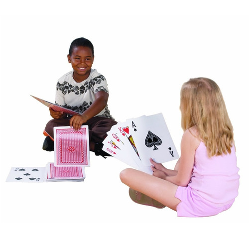 Imagen 5 de 9 de ¡ Juego De Cartas Poker Grande 18x12cm Ofertas Gigantes !!