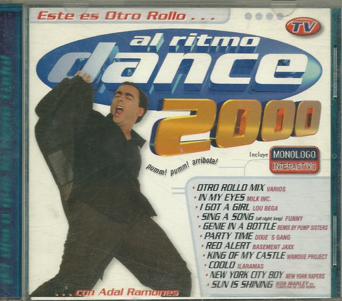 Al Ritmo Dance 2000 Con Adal Ramones Cd Y Dvd Interactivo