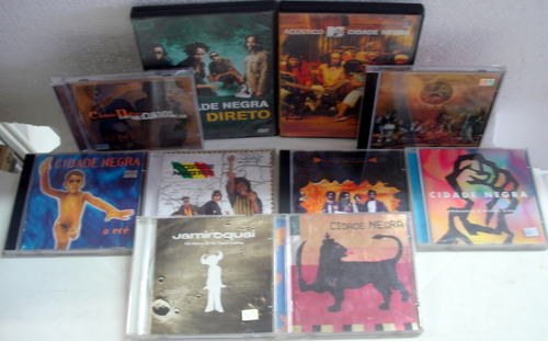 Lote Discografia Cidade Negra 7 Cds + 2 Dvds
