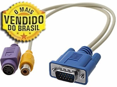 Cabo Vga Para Rca - Ligue O Pc Na Tv - Computador