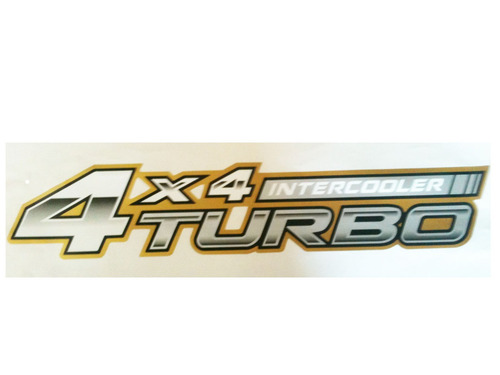 Imagem 1 de 1 de Adesivo Dourado Hilux 4x4 Turbo Intercooler