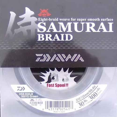 Linha Multifilamento Daiwa Samurai Braid 0,36mm 55lbs 274m