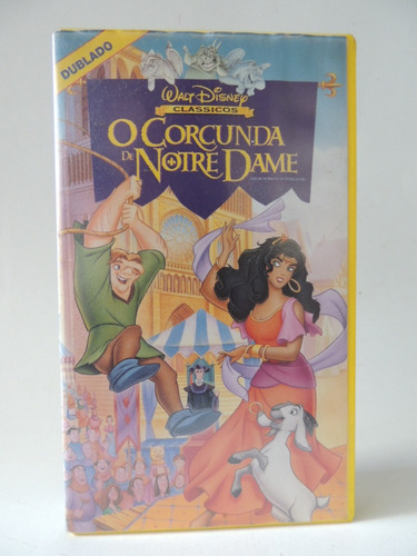 Filme Vhs -corcunda De Notre Dame  - Walt Disney - Legendado