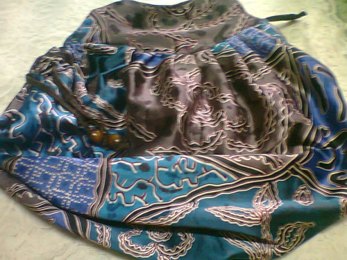Hermoso Bolso De Tela Rasada