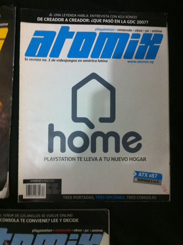 Lote De Revistas Atomix Año 2007 (Usado)