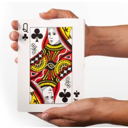 Imagen 2 de 9 de ¡ Juego De Cartas Poker Grande 18x12cm Ofertas Gigantes !!