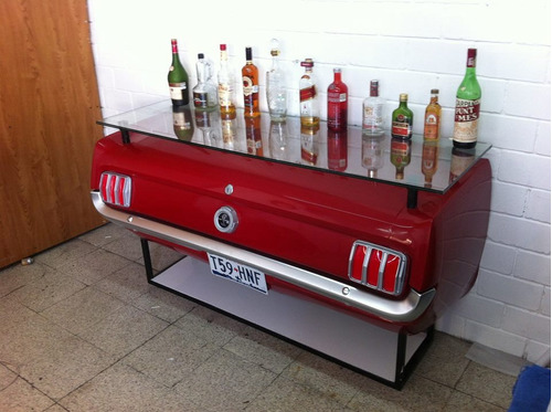 Barra  Mustang 1965 Decorativa Para Tus Reuniones