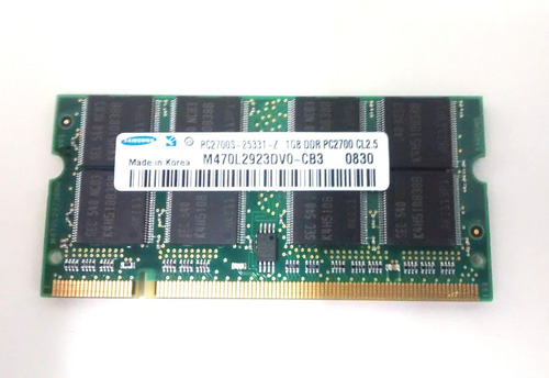 Memória Samsung Ddr 1gb 333 Pc2700 Notebook Compaq Nx6120