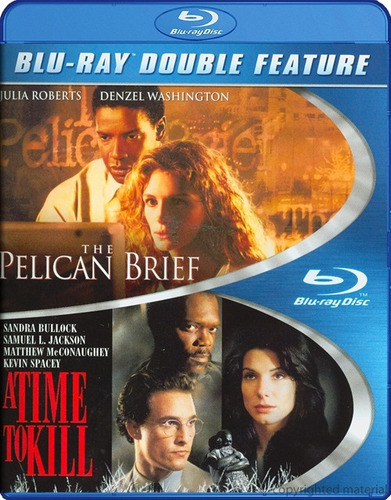 Blu-ray El Informe Pelicano + Tiempo De Matar / 2 Films