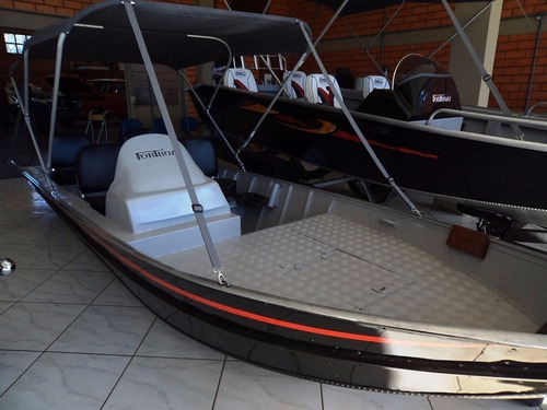 Imagem 5 de 6 de Lancha De Aluminio Premium 500 + 40 Hp Elo Mercury