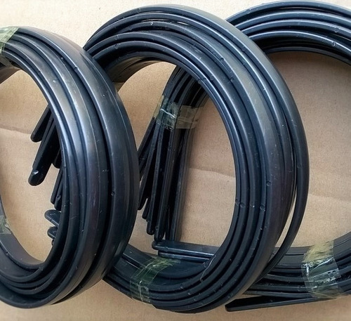 Imagem 5 de 6 de Tiara Plástico Arco 50 Un Preto 10mm Montagem Encapar Aeio@