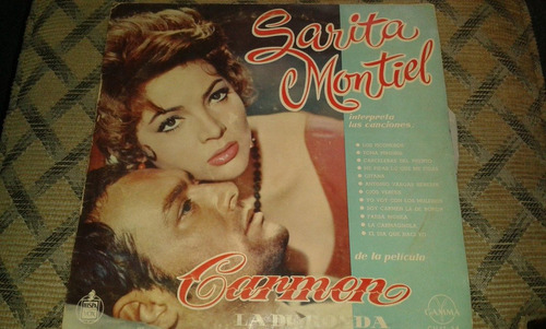 Disco Acetato De Sarita Montiel, Carmen La De Ronda