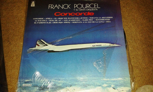 Disco Acetato De Franck Pourcel, Concorde