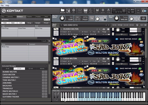 Kit São João 2016!! Wilton Magno Samples Para Kontakt!!