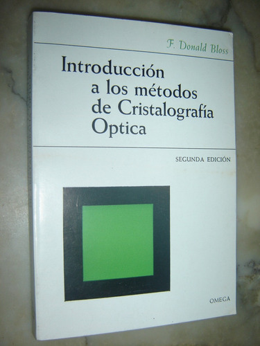 Introduccion A Los Metodos De Cristalografía Optica