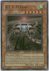 Carta Yugioh! B E S Tetran Holo