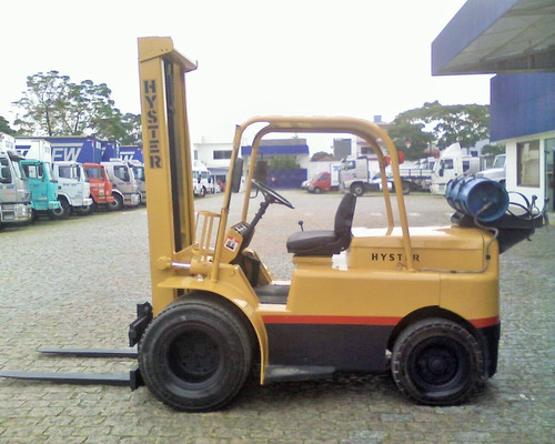 Empilhadeira Hyster H60j Cap 3 Tons 6 Cil Glp Rodagem Dupla