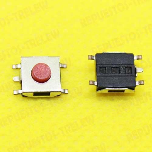 Boton X 30 Unidades 6x6x3.1 Mm - Modelo 23 Pulsador 5 Patas