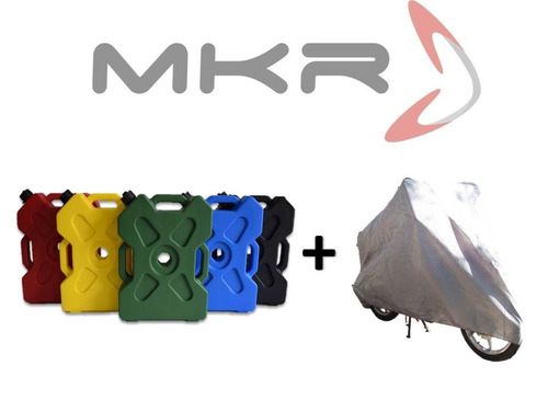 Oferta !! Bidon 8,5 Litros + Funda Cubre Moto Mkr