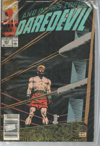 Daredevil N° 287 - Em Inglês - Editora Marvel - Formato 17 X 25,5 - Capa Mole - 1990 - Bonellihq Cx445 G23