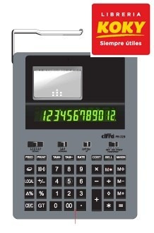 Calculadora Con Impresor Cifra Pr-229 Incluye Transformador
