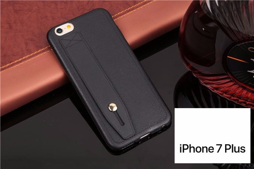 Funda Tpu iPhone 7 Plus Agarre Hebilla En Negro