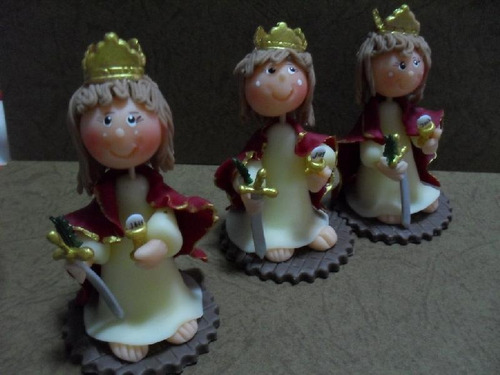 Virgen De Santa Barbara- Masa Flexible- Recuerdo (unidad)