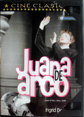 Dvd - Juana De Arco - Ingrid Bergman - Detalle Portada