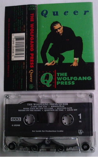 Queer The Wolfang Press Cassete Raro U.s.a. 1992 