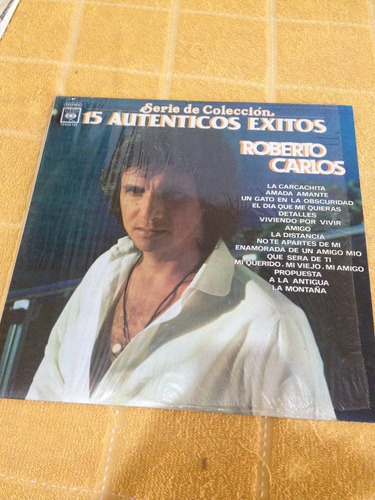  Roberto Carlos Vol1 15 Auténticos Éxitos Disco De Vinil 