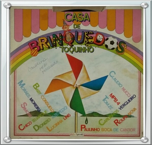 Lp Casa De Brinquedos - Toquinhos, Tom Zé, Chco Buarque 1983