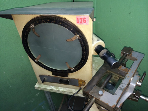 Proyector De Perfiles Suizo C/2lente 25y50,funcionando