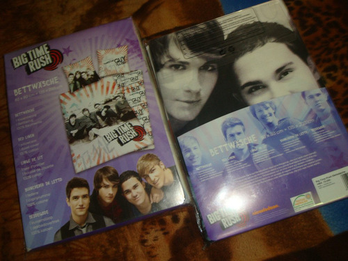 Big Time Rush 395 Juego De Sabanas Importado Reversible