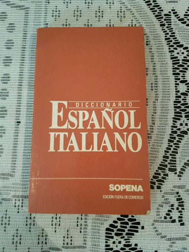 Diccionario Español Italiano Editorial Sopena Barracas