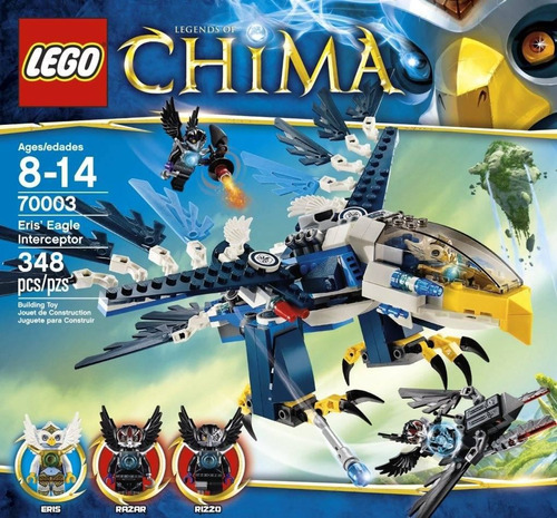Juguete Lego Legends Of Chima Eris' Eagle Interceptor 70003