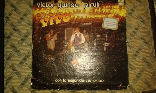 Disco Acetato De Victor Yturbe Piruli  En Vivo