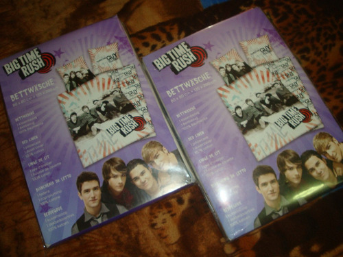 Big Time Rush 395 Juego De Sabanas Importado Reversible