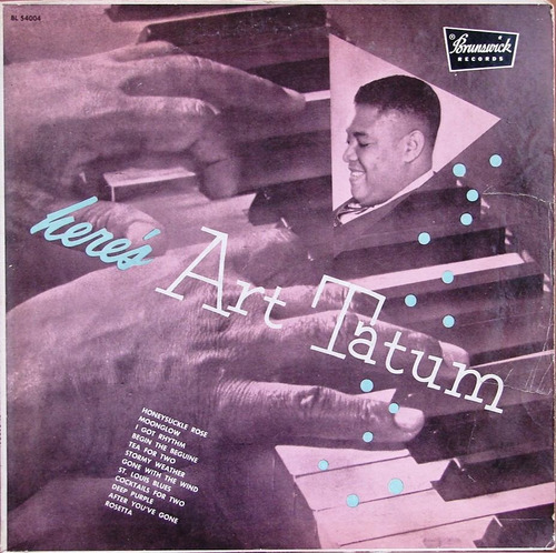 Art Tatum - Aqui Esta Art Tatum - Lp De 1955 - Jazz Piano